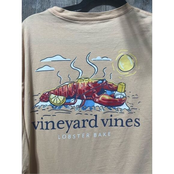 Vineyard Vines Peach Lobster Bake Graphic Tee - Picture 4 of 5